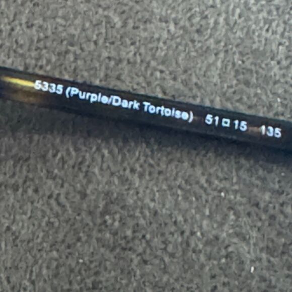 Coach Eyeglasses Frames Only HC 6077 - 5335 Dark Purple Tortoise 51 15 135 - Picture 9 of 10